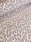 Preview: blüten verlässt altmauve weiß gemaltes blatt digital druck stoff ribstrick  jersey