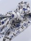 Preview: Knotenhaarband blaue Blumen