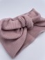 Preview: Knotenhaarband Knoten Haarband natural mood hellbeige altrosa