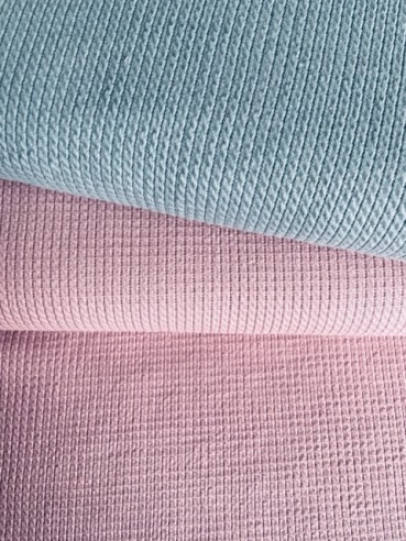 Mini Zopfmuster Jersey altrosa