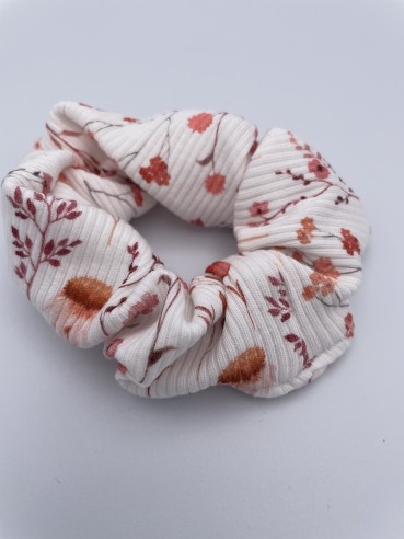 scrunchie-scrunchies-little-large hellbeige rote blumenwiese hellbeige-meergruen-altrosa-natural-beige-bluetenzauber-blumenwiese-