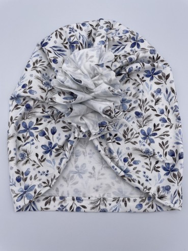 Turban-Freestyle-freestyleturban-blau blaue blumen blume