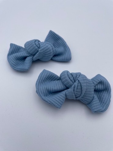 haarspange krokodil alligator hellblau ribstrick baumwoll jersey