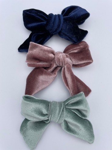 Haarspange Haarklemme Spange Klemme altrosa stretchsamt samt