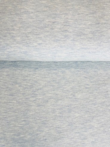 hellblau blau rippen jersey ripp natürlich stoff ribstrick  jersey
