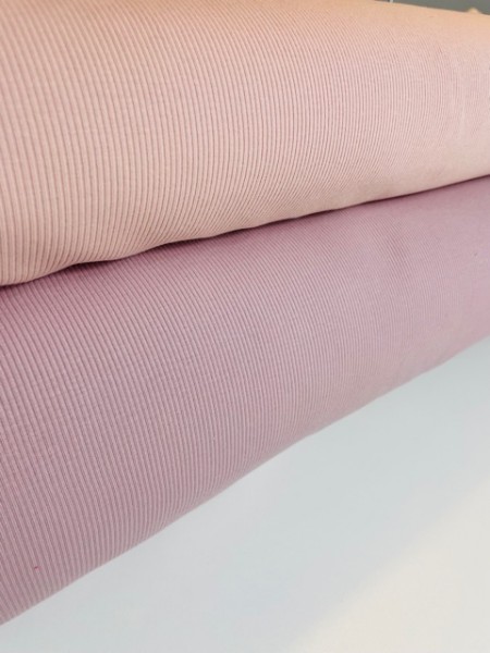 altrosa natürlich uni unifarben stoff ribstrick  jersey unifarben