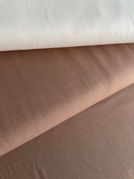 Baumwolljersey creme