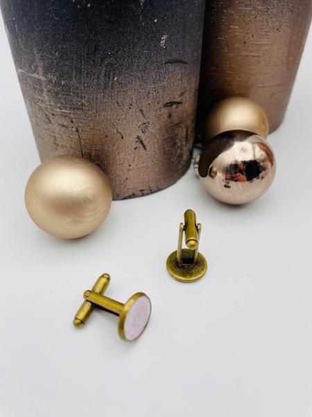 gunmetall schwarz antik bronze flieder manschetten-knoepfe-manschettenknoepfe-kupfer-messing-weidenzweig-12mm-12-mm--943