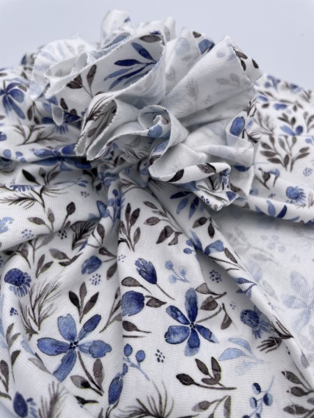 Turban-Freestyle-freestyleturban-blau blaue blumen blume