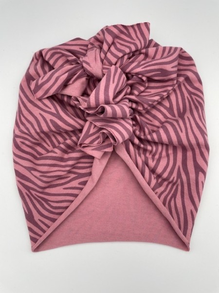 Baumwolljersey Zebra rosa