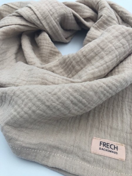 ocker hellbeige spätsommer blütenzauber eukalyptus bouquetweiches Musselin Kuschel-/Spucktuch Halstuch bordeaux
