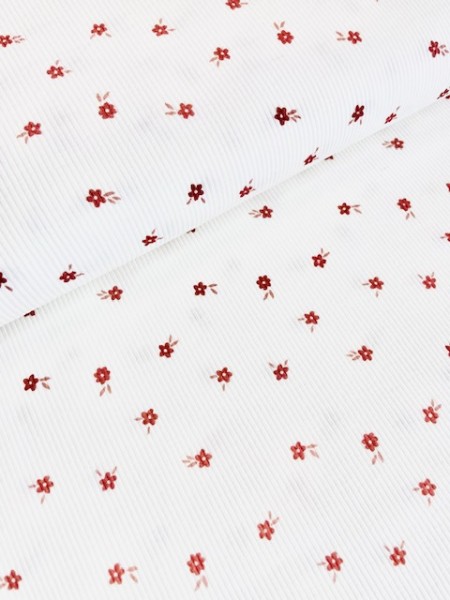 ditsy blume rippen ripp-natuerlich-stoff-ribstrick--jersey-