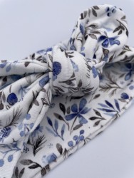 Statementhaarband Statement Haarband blau blaue blumen blume