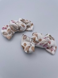 haarspange krokodil alligator Blätter verlässt altmauve ribstrick baumwoll jersey