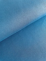 stoff ribstrick  jersey unifarben uni jeansblau